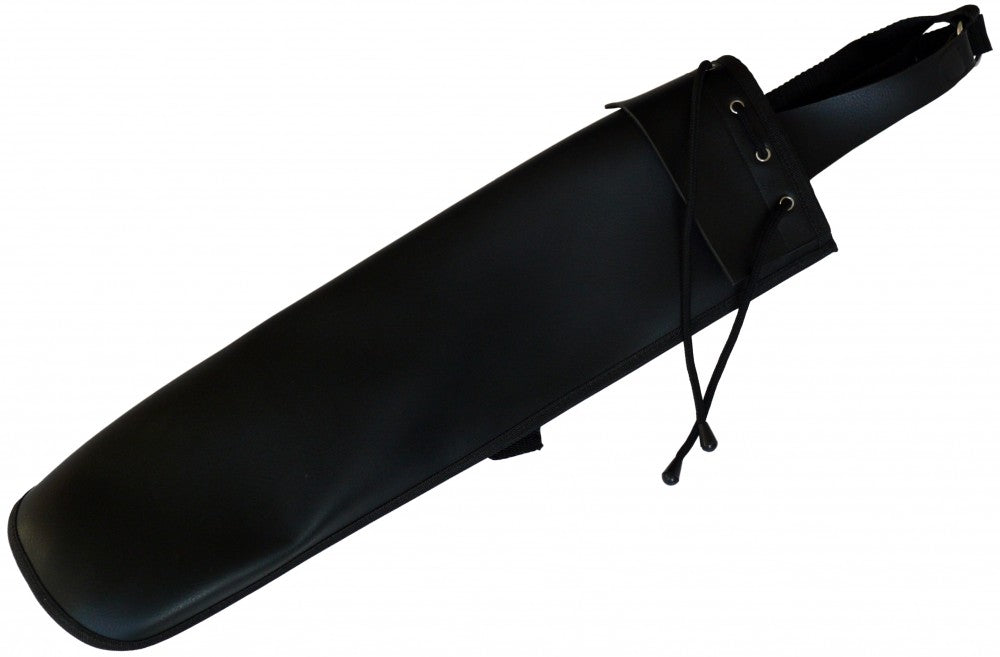 Back quiver, water-repellent nylon 55x15 cm for archery BLACK.BULLS